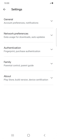 Press Network preferences.