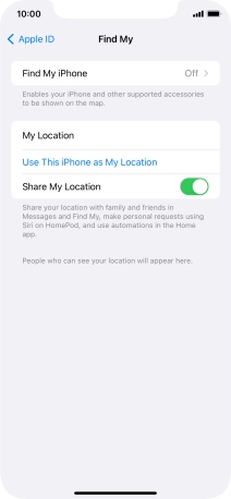 Press Find My iPhone.
