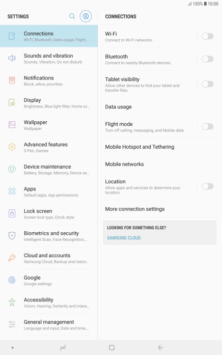 Press Mobile networks.