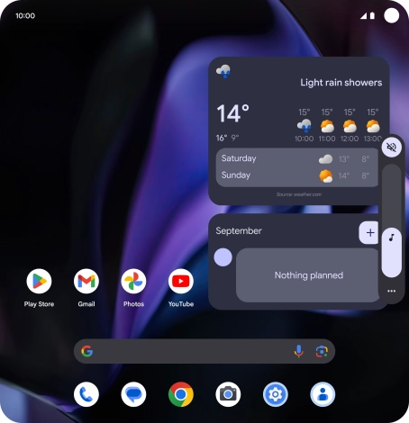 Press the sound mode icon.