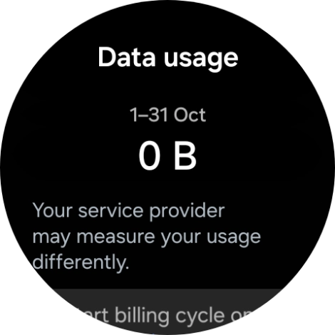 The total data usage is displayed.