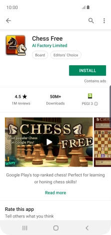 Press the Home key to return to the home screen.