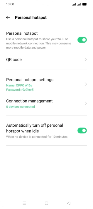 Press the Home key to return to the home screen.