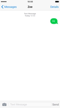 Press the Home key to return to the home screen.