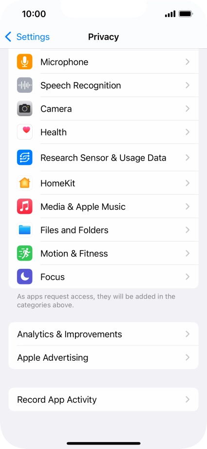 Press Record App Activity.