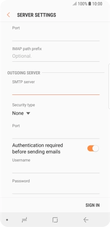 Press the drop down list below 