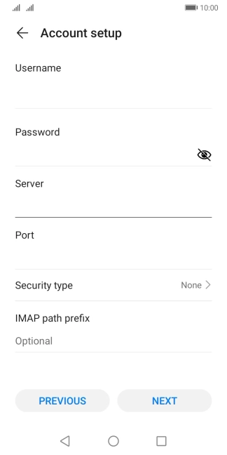 Press the field below 