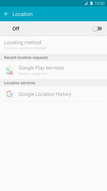 Press the indicator to turn the function on or off.