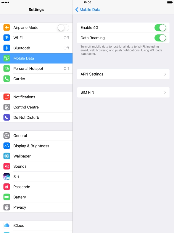 Press the Home key to return to the home screen.