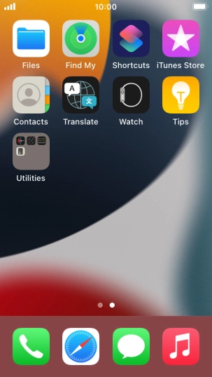 Slide your finger left on the screen to find the App Library.