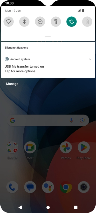 Press Tap for more options..