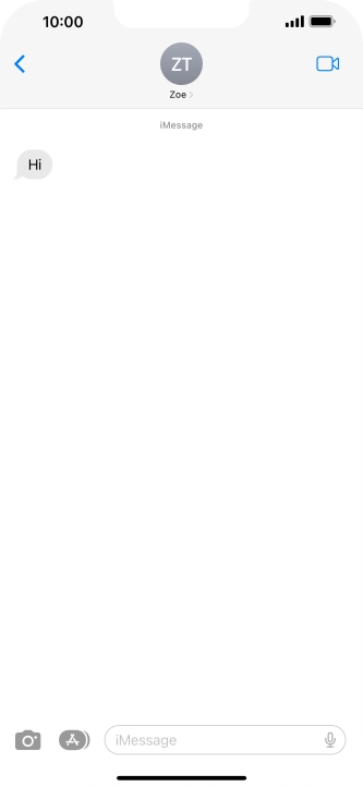 Slide your finger upwards starting from the bottom of the screen to return to the home screen.