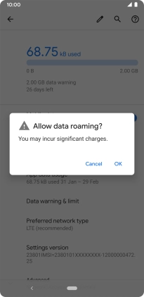 If you turn on the function, press OK.
