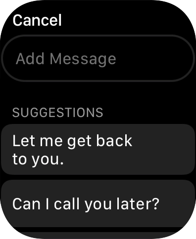Press Add Message and record the message.