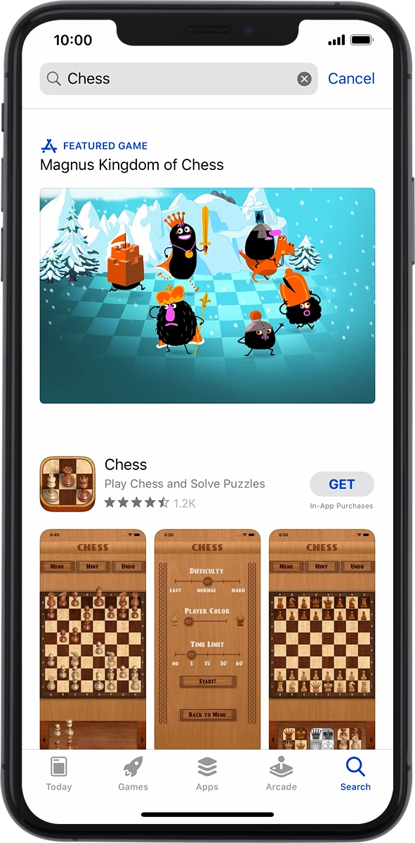 On your phone: Press the required app.