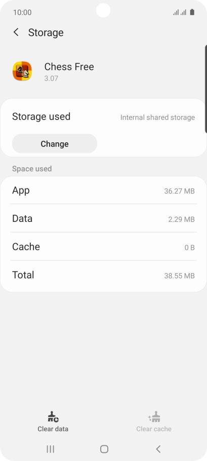 Press the Home key to return to the home screen.