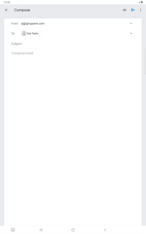 Press Subject and key in the required subject.
