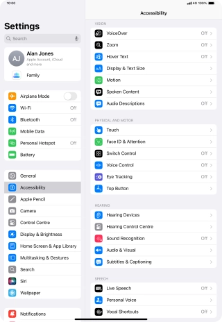 Press the required category below 