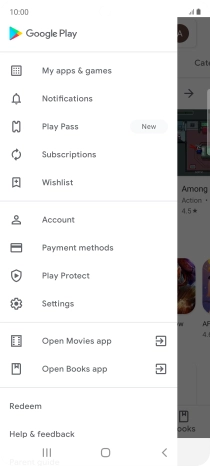 Press My apps & games.