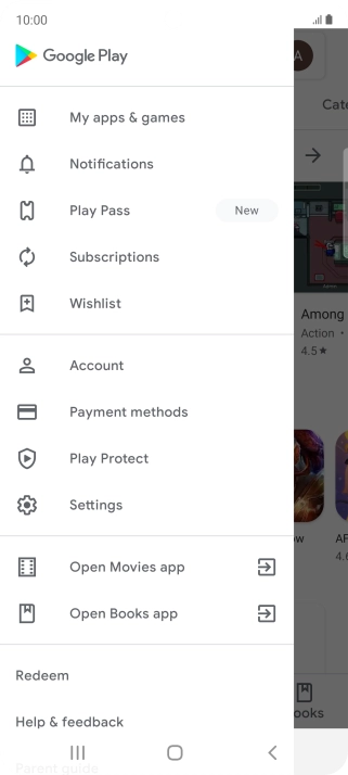 Press My apps & games.