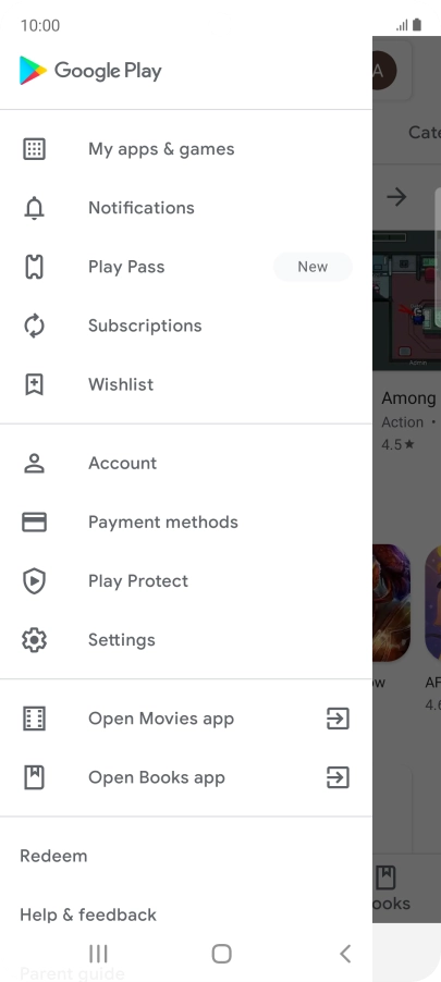 Press My apps & games.
