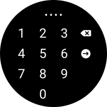 Key in the required PIN and follow the instructions on the screen to create a PIN as lock code.