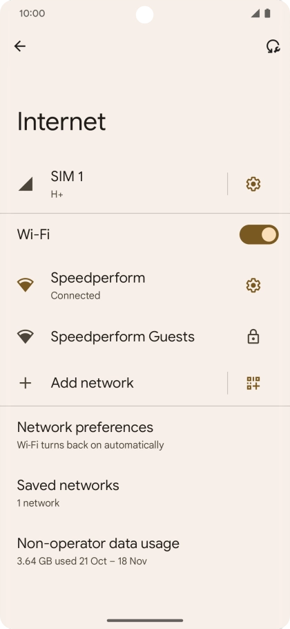 Slide your finger upwards starting from the bottom of the screen to return to the home screen.