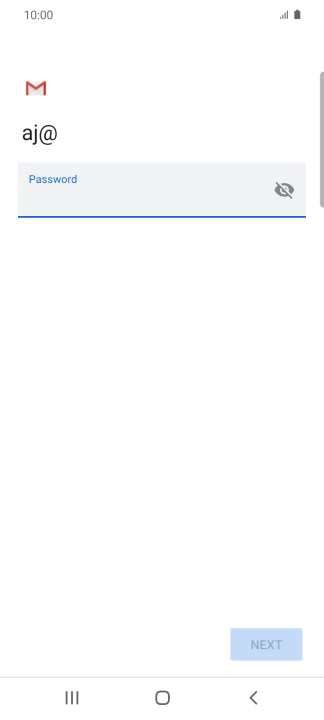 Press the field below 