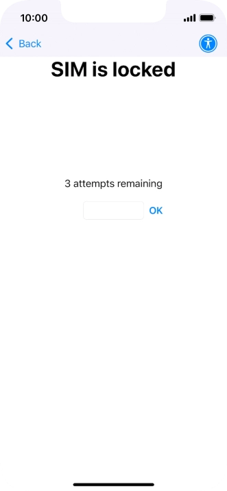 If your SIM is locked, key in your PIN and press OK.
