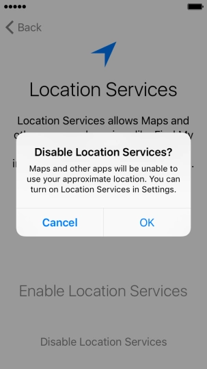 If you turn off the function, press OK.