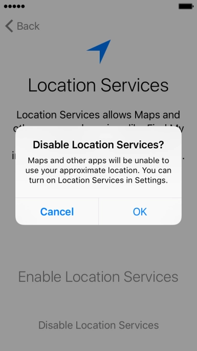 If you turn off the function, press OK.