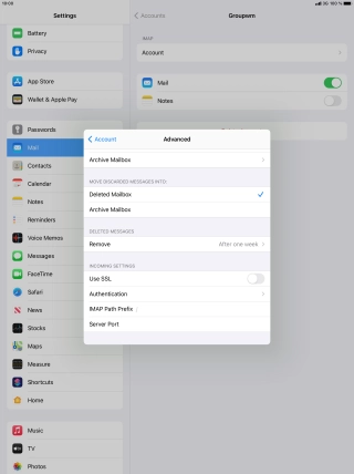 Press Authentication.