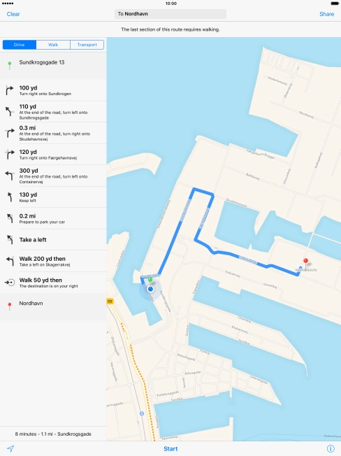 Press the required mode of transportation. Press the required mode of transportation.