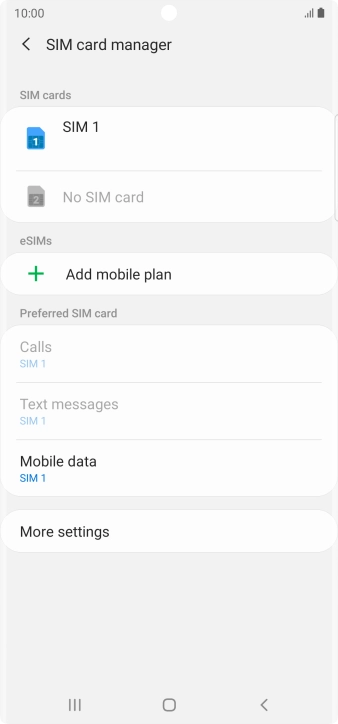Press Add mobile plan.