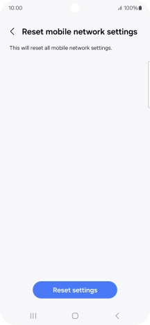 Press Reset settings.