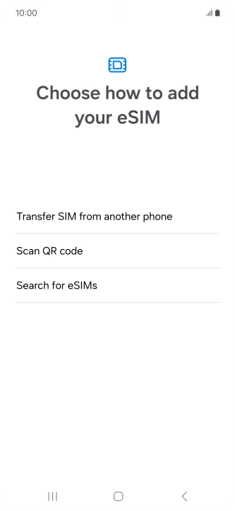 Press Scan QR code. Press Scan QR code.