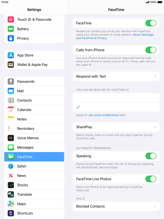 Press the indicator next to Press the indicator next to