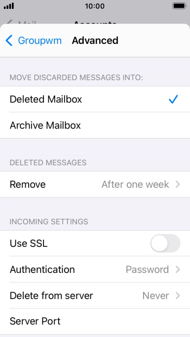 Press Authentication.