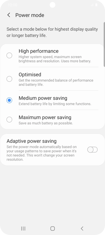 Press the Home key to return to the home screen.