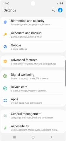 Press Accounts and backup.