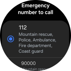 Press the required setting. Press the required setting.