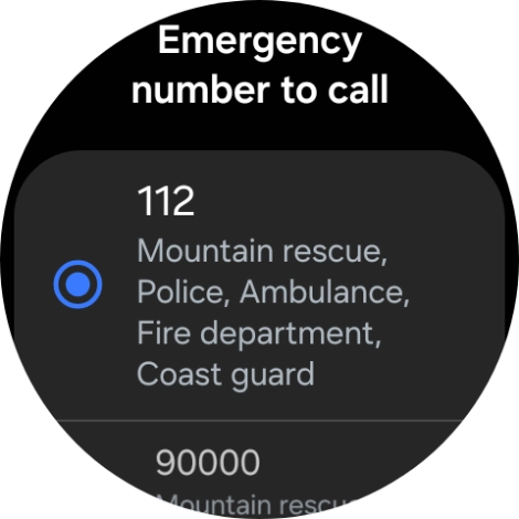 Press the required setting. Press the required setting.