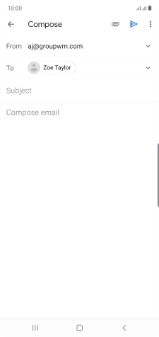 Press Subject and key in the required subject.