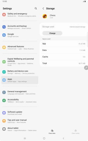 Press the Home key to return to the home screen.