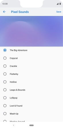 Press the required ring tones to hear them.