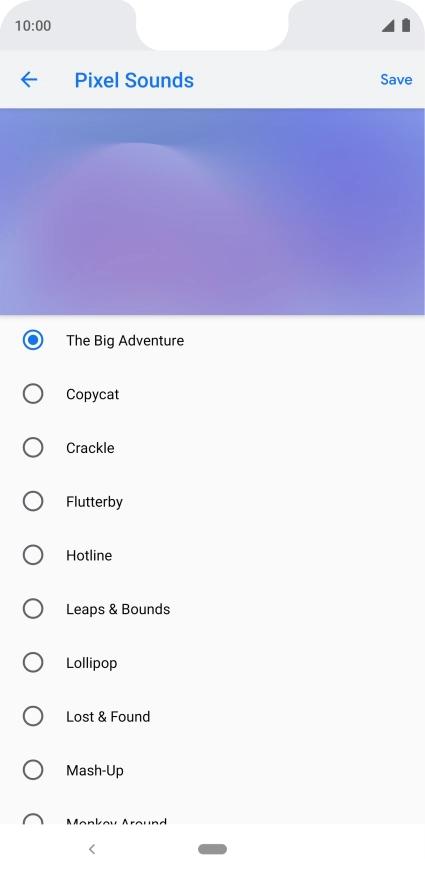 Press the required ring tones to hear them.