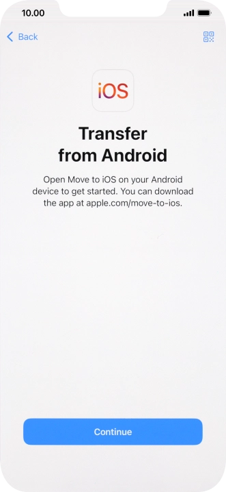 To transfer content to your phone, you need to install the app 