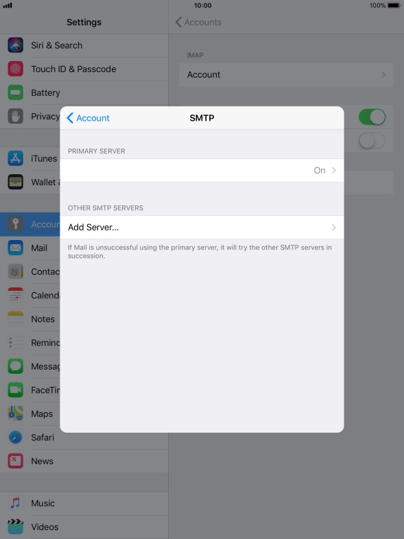 Press the field below 