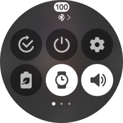 Press the low power mode icon to turn on the function.