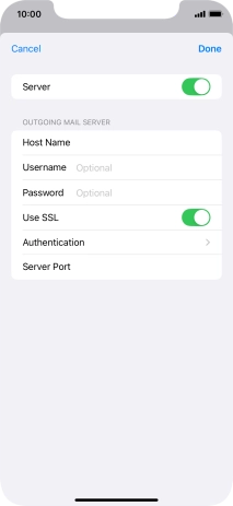 Press Authentication.